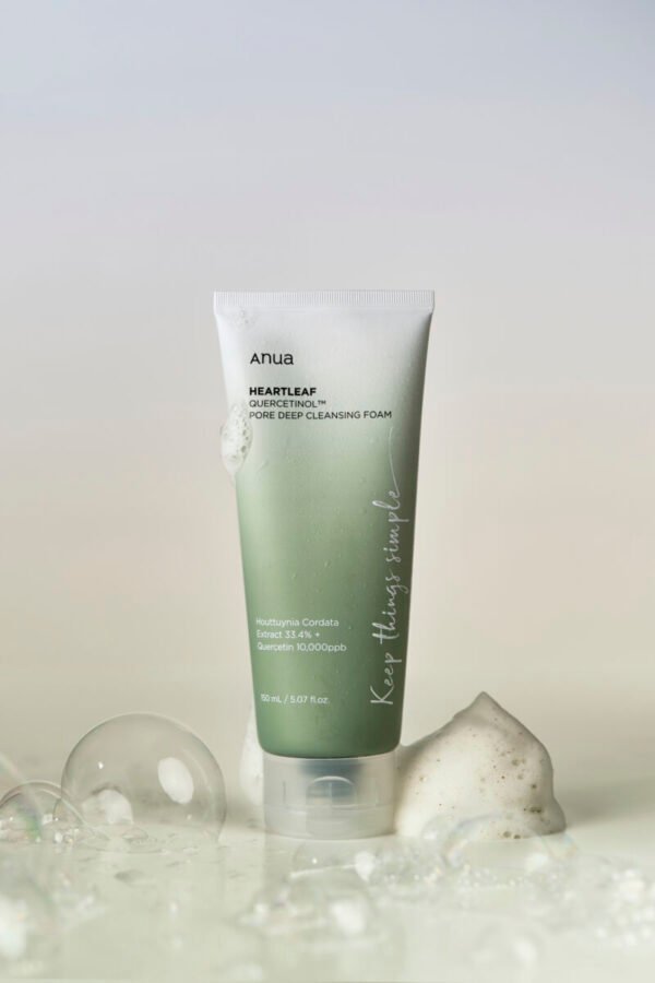 ANUA - HEARTLEAF QUERCETINOL PORE DEEP CLEANSING FOAM