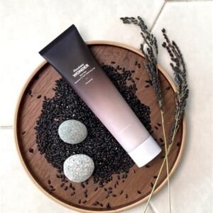 Gel nettoyant doux HarUHaru Wonder Black Rice Triple AHA 100 ml, gel nettoyant hydratant, exfoliant doux, végan