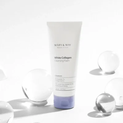 MARY & MAY - White Collagen Cleansing Foam