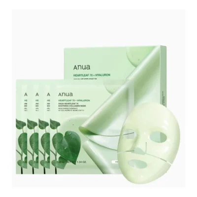 Anua – HEARTLEAF QUERCETINOL PORE DEEP CLEASING FOAM | anua-heartleaf-70-soothing-collagen-mask-4-pack-67587839623551.png Anua Heartleaf 70 Soothing Collagen Mask Box