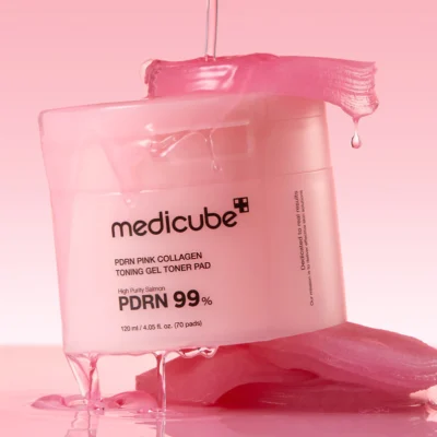 MEDICUBE - PDRN PINK COLLAGEN TONING GEL TONER PAD